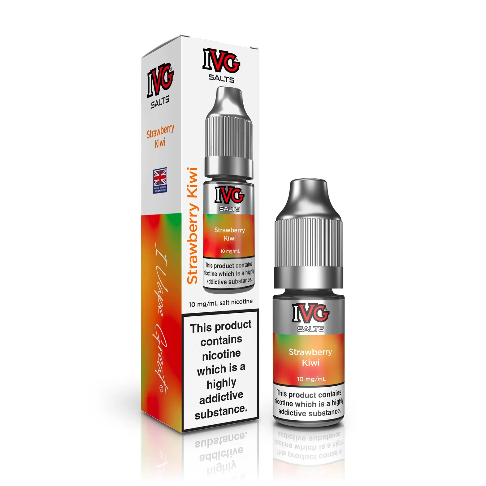   Strawberry Kiwi Nic Salt E-Liquid by IVG 10ml 