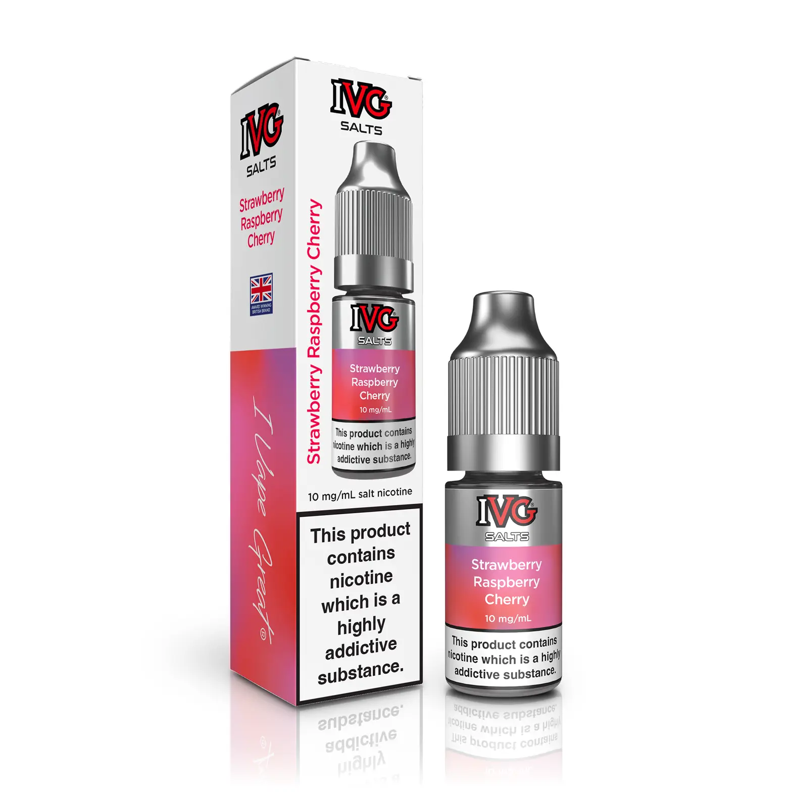 Starwberry Raspberry Cherry Nic Salt E-Liquid by IVG 10ml