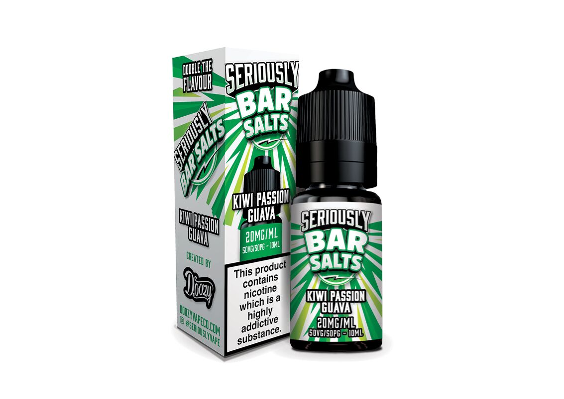 Seriously Bar Salts By Doozy 10ml - Kiwi Passion Guava | 20mg