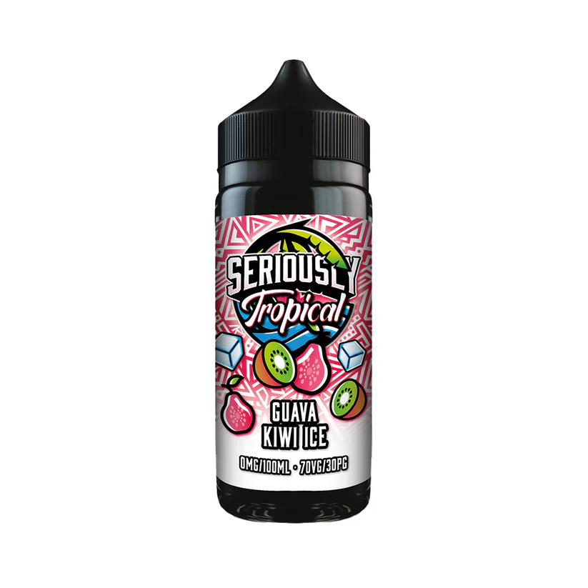 Guava Kiwi Ice Shortfill E-Liquid by Doozy Seriously Tropical 100ml