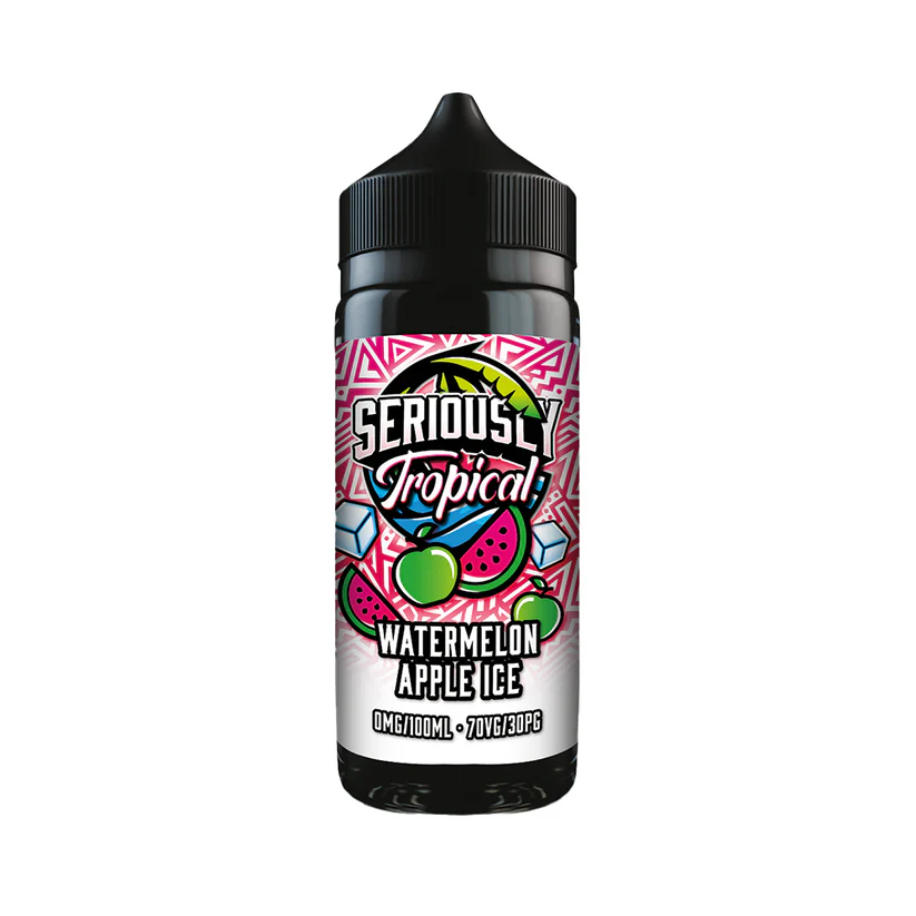 Watermelon Apple Ice Nic Salt E-Liquid by Doozy Vape Seriously Tropical 100ml