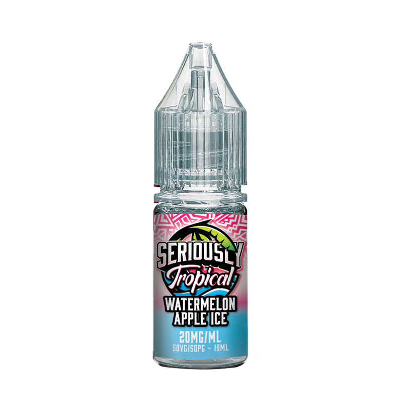 Watermelon Apple Ice Nic Salt E-Liquid by Seriously Tropical 10ml