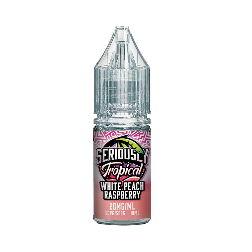  White Peach Raspberry Nic Salt E-Liquid by Seriously Tropical 10ml