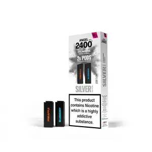 Angel 2400 Prefilled Vape Pods by Vapes Bar - Silver Edition