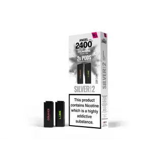 Angel 2400 Prefilled Vape Pods by Vapes Bar - Silver Edition 2