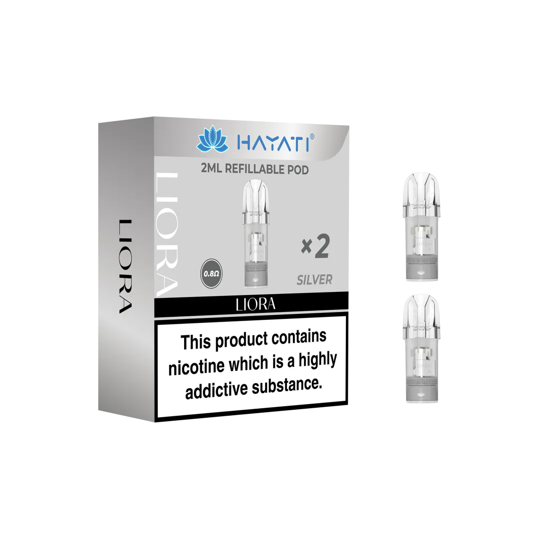 Silver Hayati Liora Refillable Pods