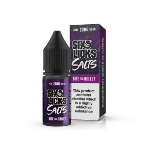 Bite the Bullet Nic Salt E-Liquid by Six Licks 10ml
