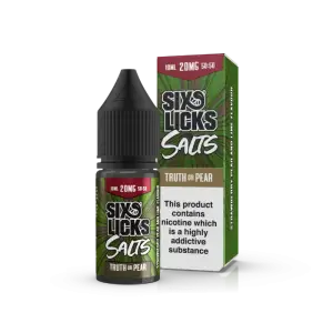 Truth or Pear Nic Salt E-Liquid by Six Licks 10ml