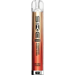 Strawberry Hubba Bubba Crystal Bar 600 Vape by SKE