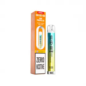 Sour Pineapple SKE Crystal Bar 600 Zero Nicotine Kit