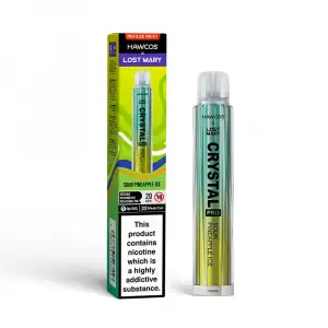 Sour Pineapple Ice Hawcos x Lost Mary Crystal Pro Vape Kit