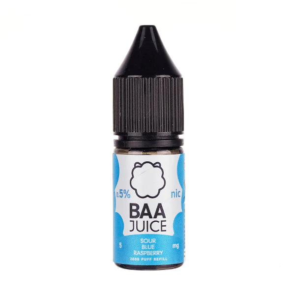  Sour Blue Raspberry Nic Salt Eliquid by Baa Juice 10ml 