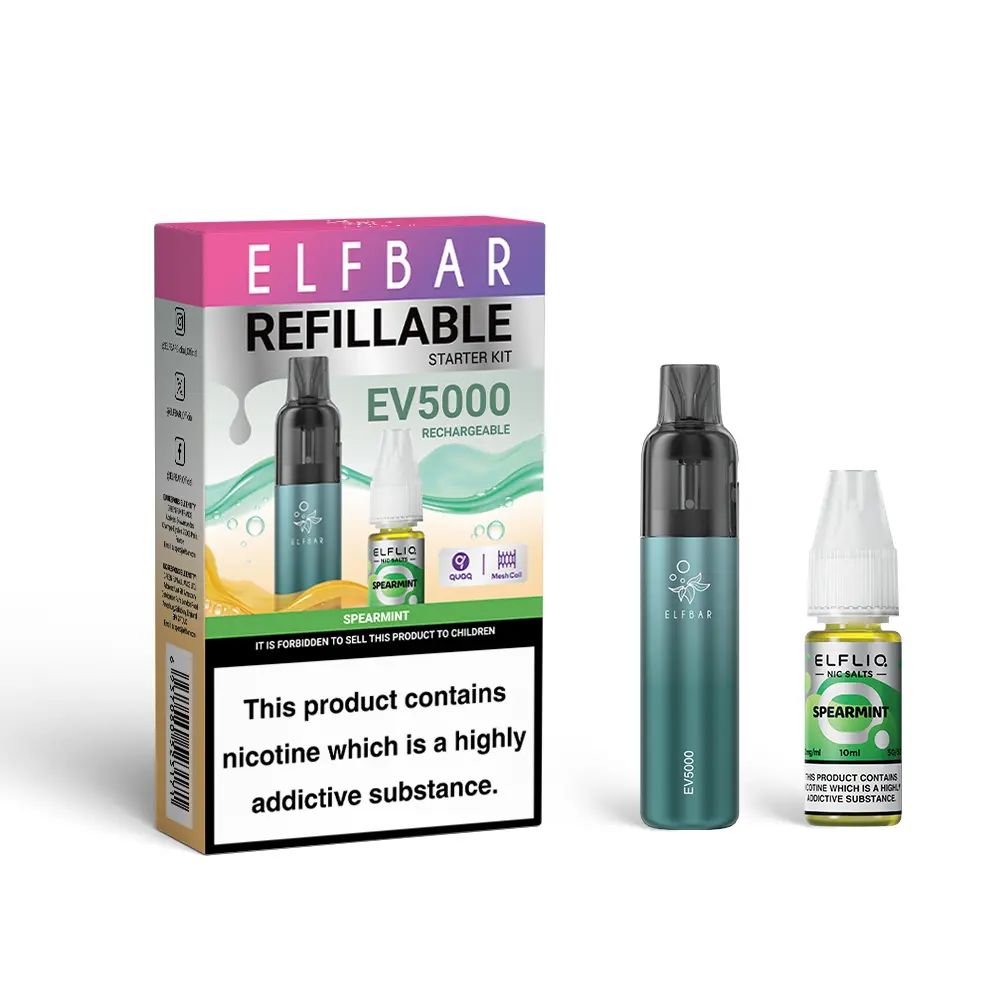 Spearmint by Elf Bar EV5000 Disposable Vape Pod Kit