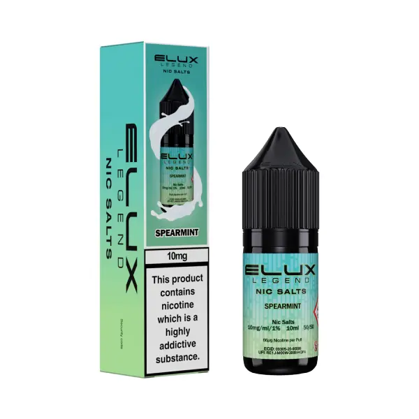 Spearmint Nic Salt E-Liquid by Elux Legend 10ml