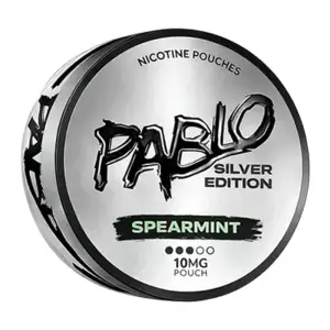 Spearmint Pablo Silver Edition Nicotine Pouches 10mg