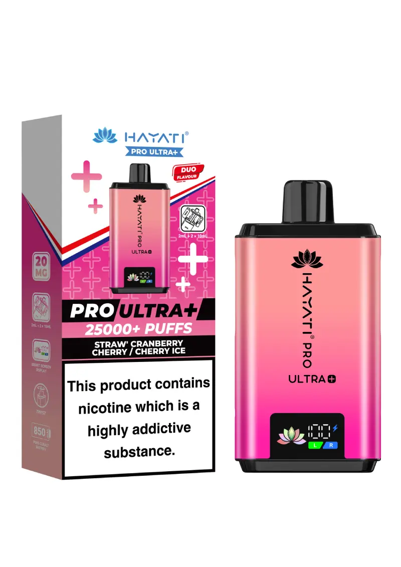 Hayati Pro Ultra Plus Straw Cranberry Cherry/Cherry Ice