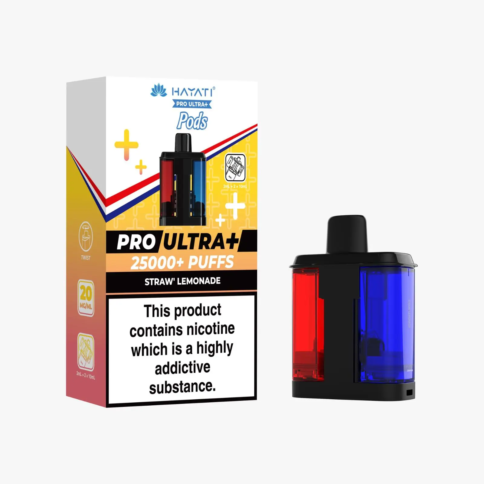Hayati Pro Ultra Plus Pods - Straw Lemonade