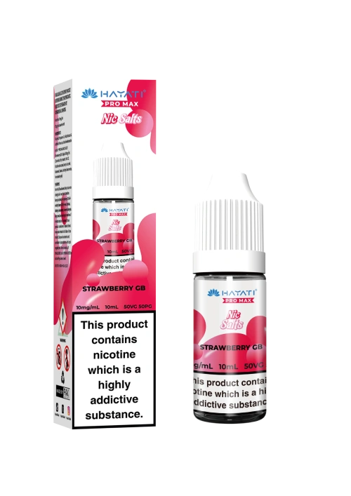 Strawberry GB Nic Nic Salt E-Liquid by Hayati Pro Max 10ml