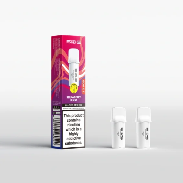 Strawberry Blast SKE 600 Pro Prefilled Pods 10mg