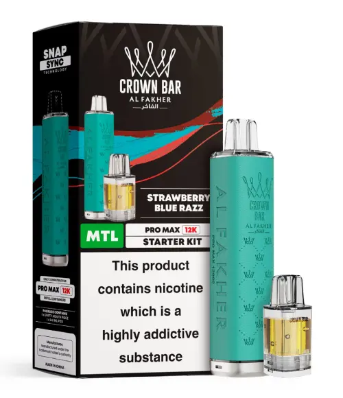 Al Fakher 12K Pro Max Prefilled Pod Kit - Strawberry Blue Razz