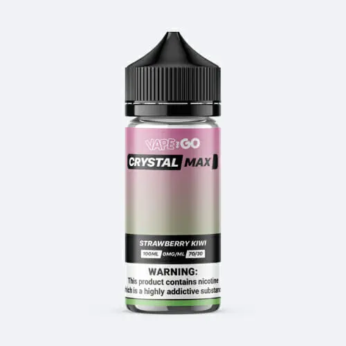 Strawberry Kiwi Shortfill E-Liquid by Vape and Go Crystal Max 100ml