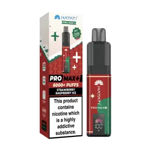 Hayati Pro Max Plus 6000 Christmas Edition - Strawberry Raspberry Ice