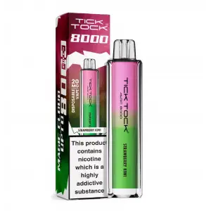 Strawberry Kiwi Tick Tock Magic 8000 Disposable Vape 20mg