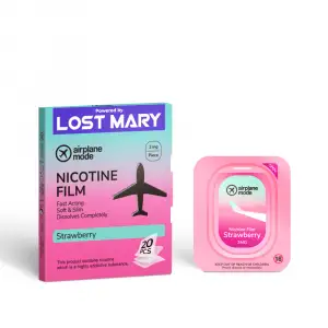 Strawberry Nicotine Film Airplane Mode by Lost Mary