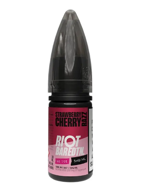 Strawberry Cherry Razz Nic Salt E liquid by Riot Bar Edition 10ml