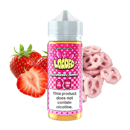 Strawberry Dipped Shortfill E-Liquid by Loaded 100ml