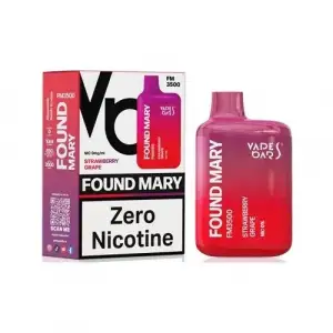 Strawberry Grape | Zero Nicotine Found Marry FM3500 Disposable Vape