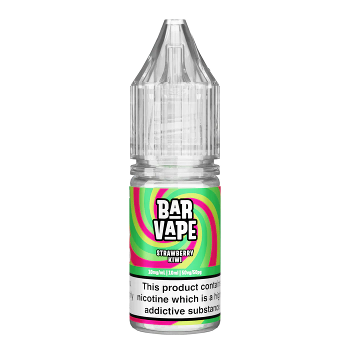  Strawberry Kiwi Nic Salt E-Liquid by Bar Vape 10ml 