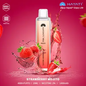 Strawberry Watermelon | Zero Nicotine Hayati Crystal Pro Max 4000 Disposable Vape
