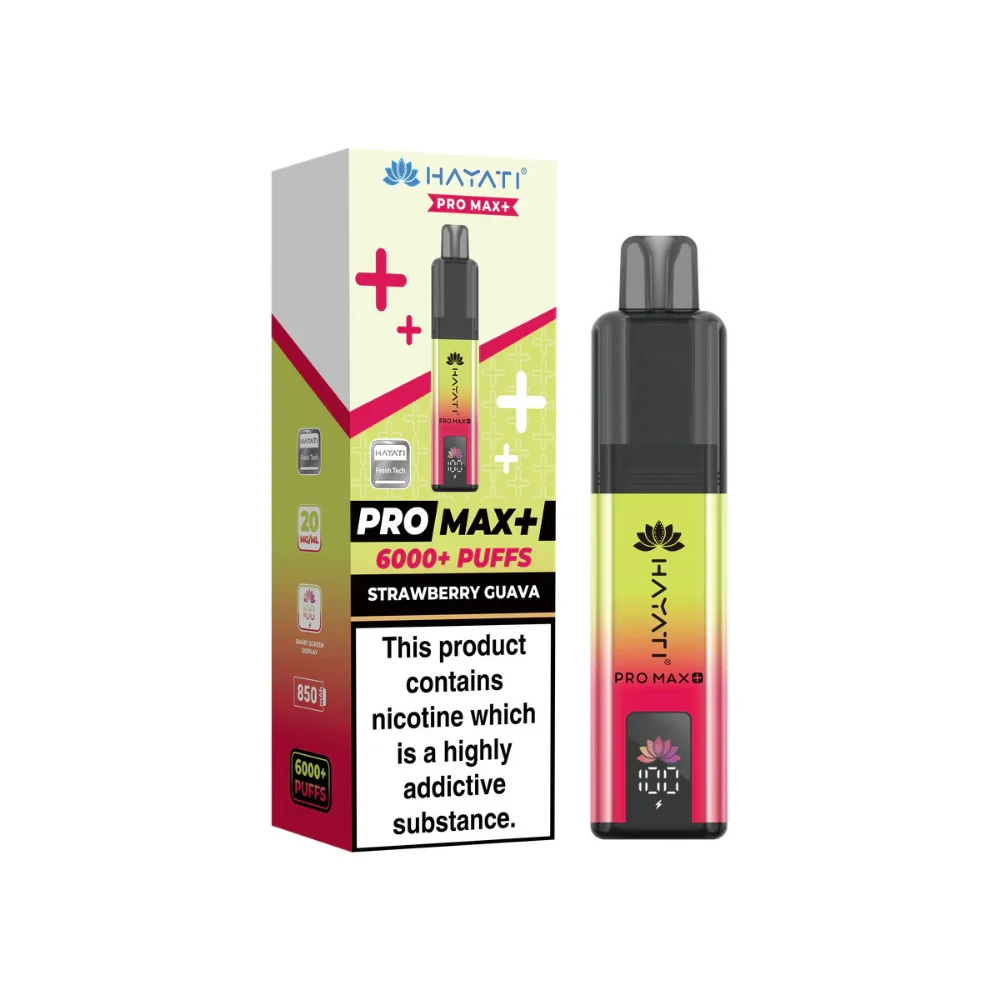 Hayati Pro Max Plus 6000 - 20mg | Strawberry Guava