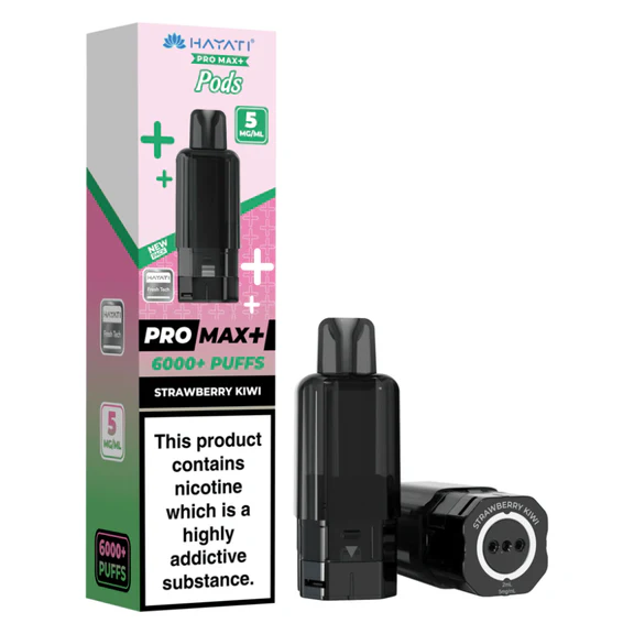  Hayati Pro Max Plus Pods - 5mg | Strawberry Kiwi