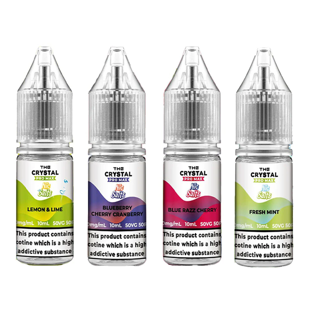  The Crystal Pro Max Nic Salts – Blueberry Cherry Cranberry – 10ml 