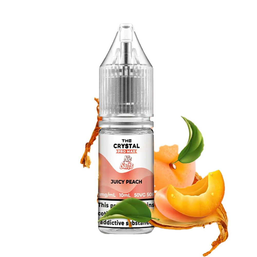 The Crystal Pro Max Nic Salts Ml Juicy Peach Vape And Go