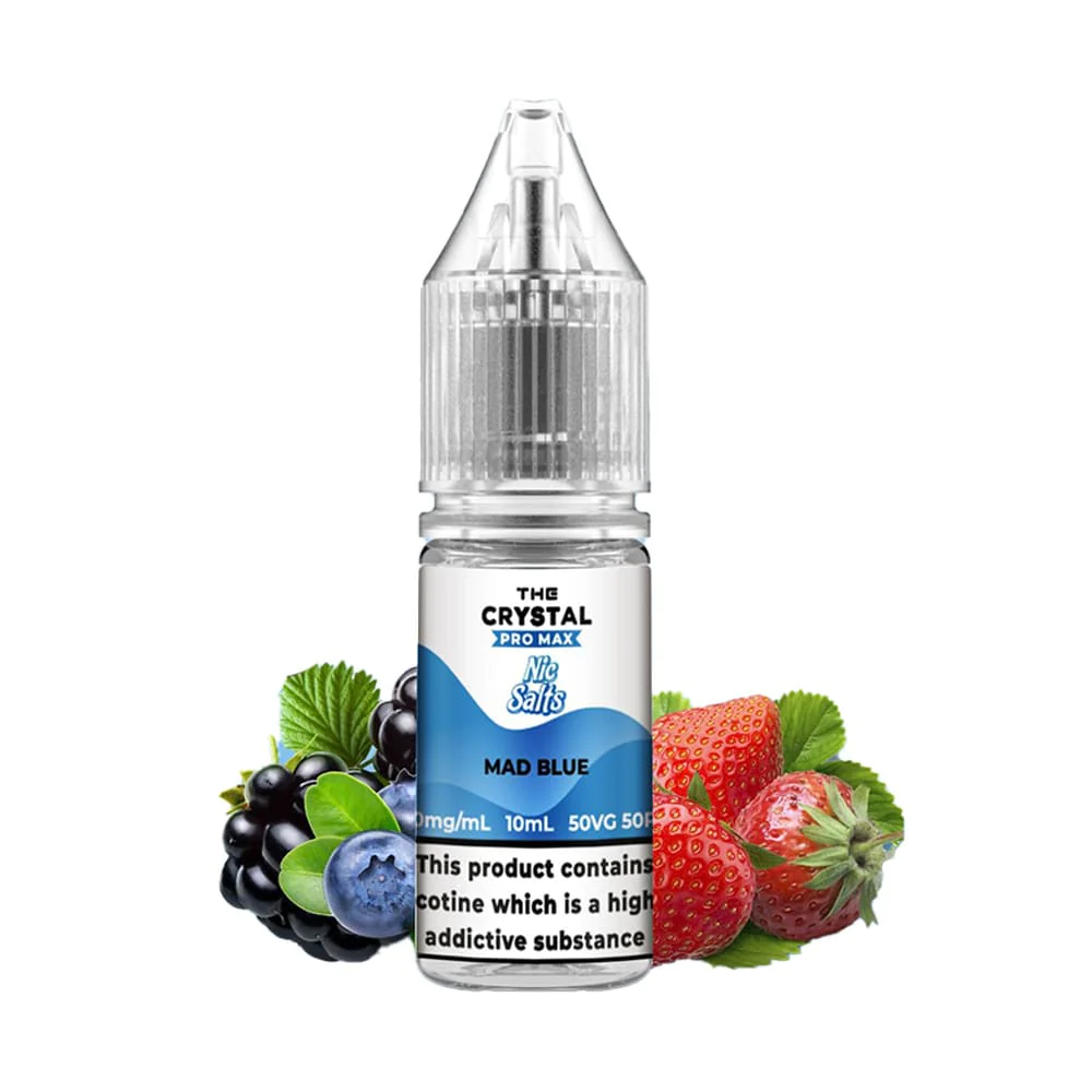  Mad Blue Nic Salt E-liquid by Hayati Crystal Pro Max 10ml 