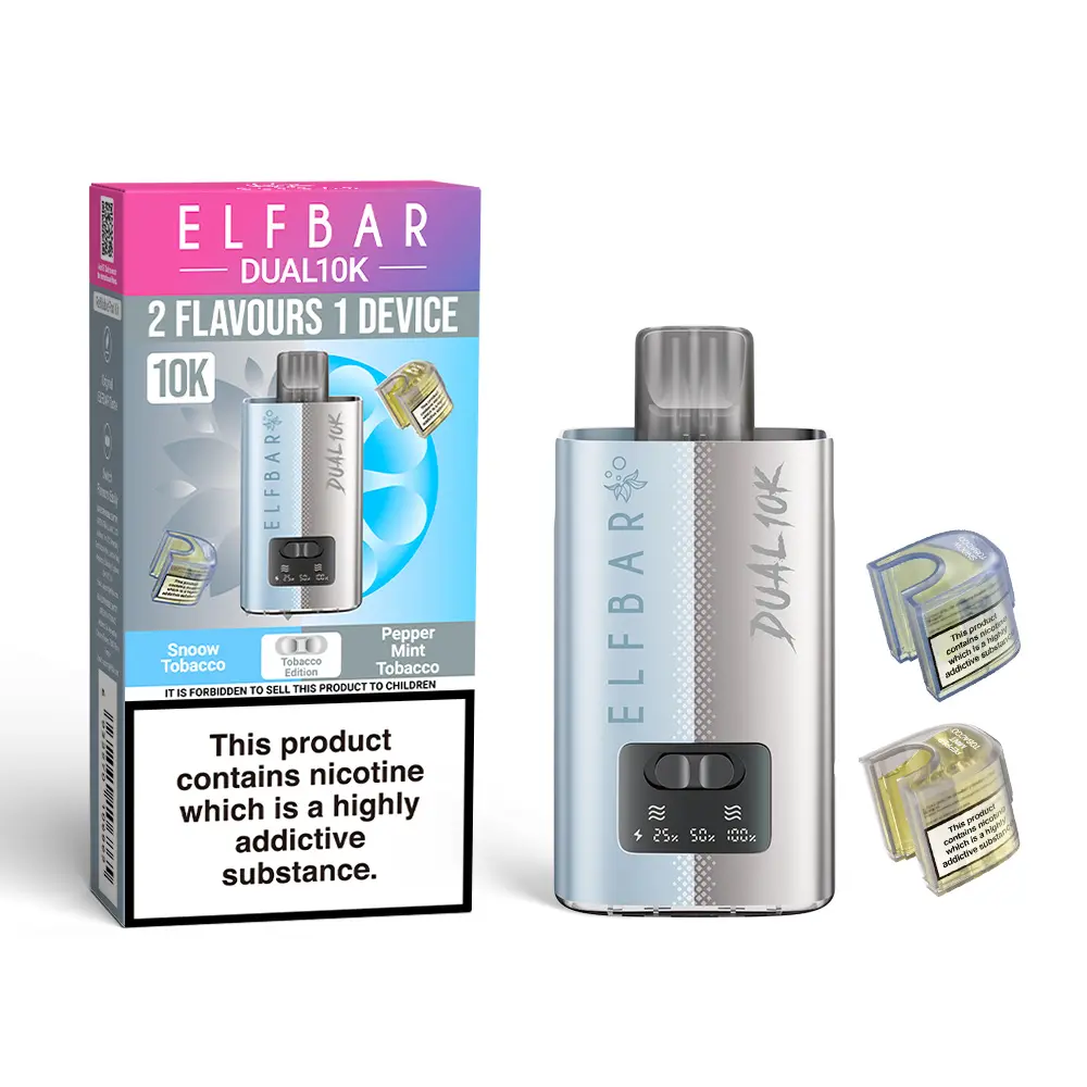 Tobacco Edition Elf Bar Dual 10K Disposable Vape Kit 