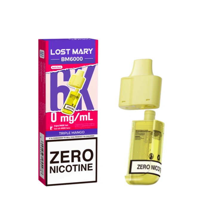 Triple Mango Lost Mary BM6000 Prefilled Pods Zero Nicotine