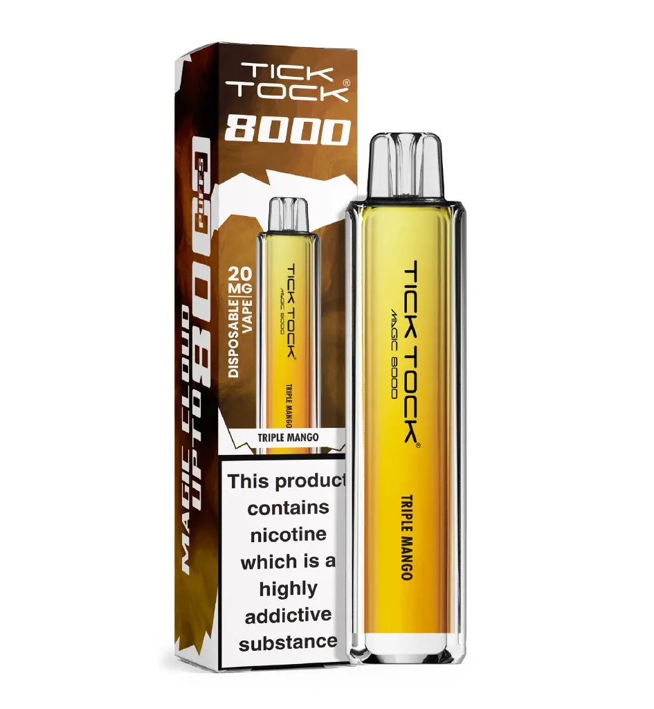 Triple Mango Tick Tock Magic 8000 Disposable Vape 20mg