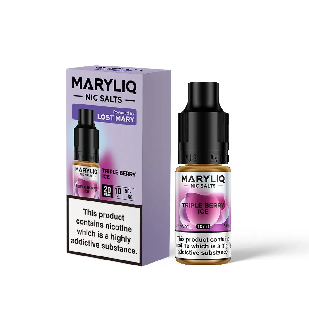 Triple Berry Ice Nic Salt E-Liquid by Maryliq Salts 10ml