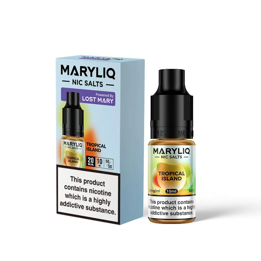 Tropical Island Nic Salt E-Liquid by Maryliq Salts 10ml