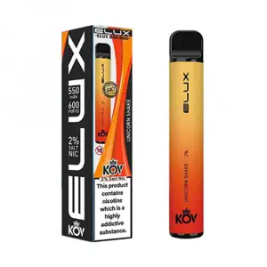 Elux Bar Legacy Series Disposable Vape 600 puffs - 20mg - Unicorn Shake