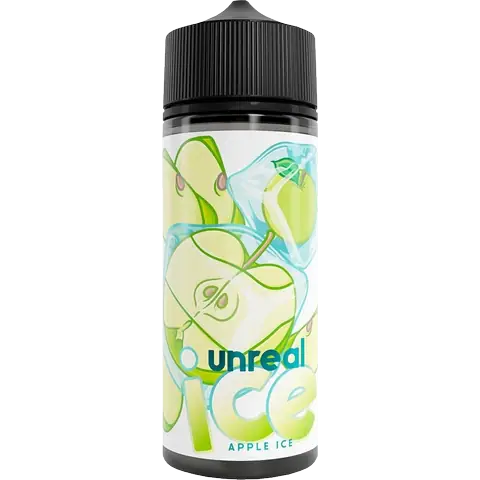  Apple Ice Shortfill E-Liquid by Unreal Ice 100ml 