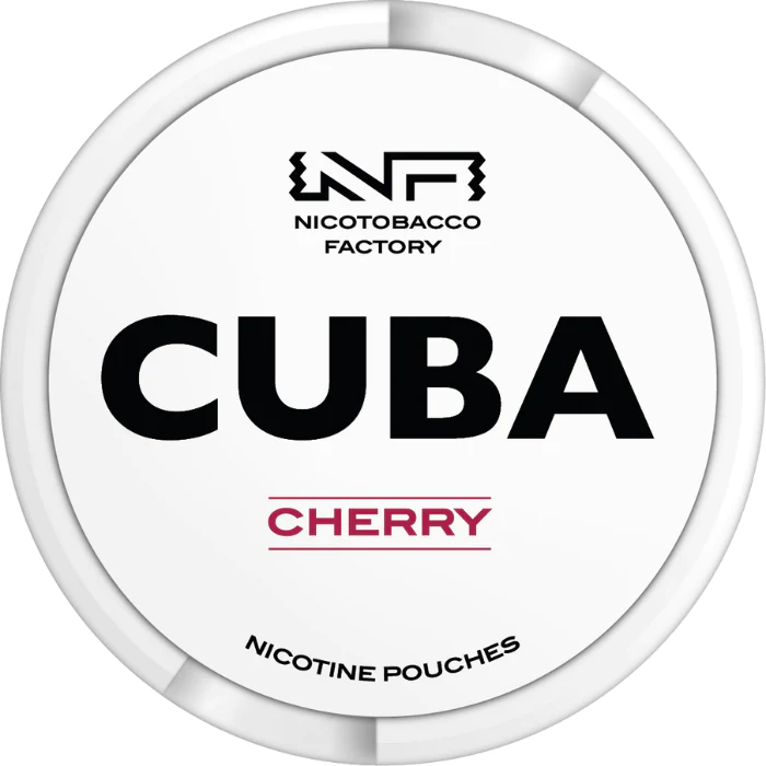  Cherry Nicotine Pouches by Cuba White 16mg 