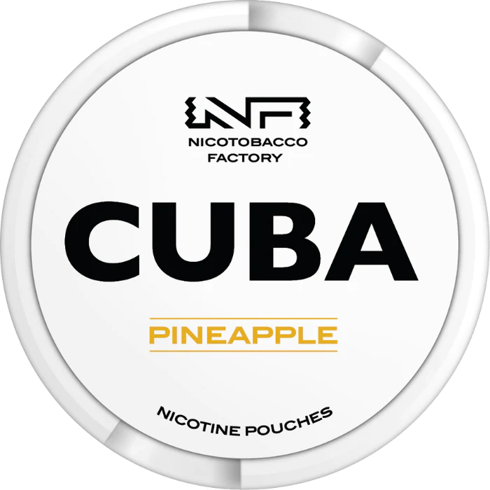 Cuba White Nicotine Pouches - Pineapple - 16mg