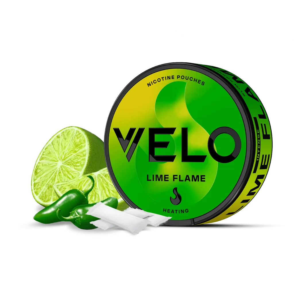  Lime Flame Nicotine Pouch Slim by Velo 