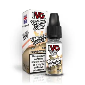 Vanilla Biscuit Nic Salt E-Liquid by IVG Original Salts 10ml