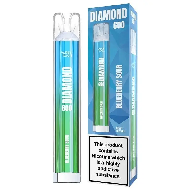  Vapes Bar Diamond Disposable Pen - Blueberry Sour - 20mg 
